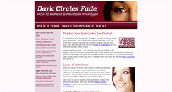 Desktop Screenshot of darkcirclesfade.com