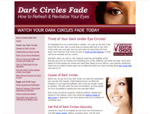 Tablet Screenshot of darkcirclesfade.com